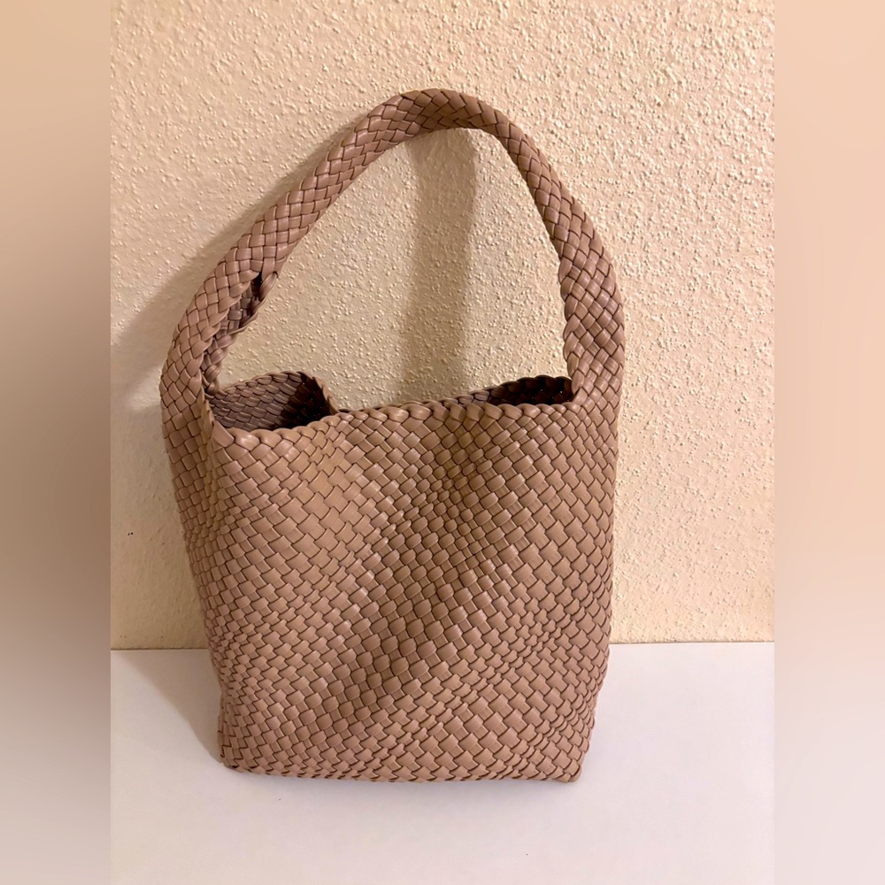 Actiq Kraft Anthropologie  Tan Woven Hobo Women's Bag